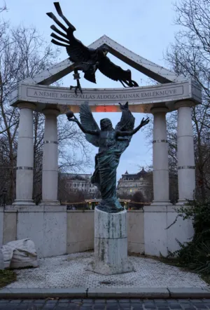 Memorial Statue In Budapest