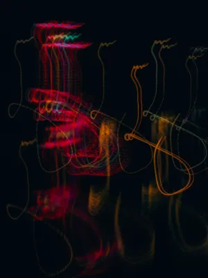 Abstract Light Trails