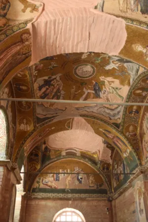 Church Interior With Mosaics