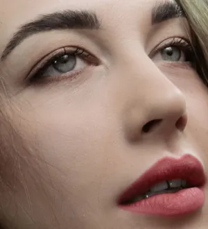 Close-Up Of A Woman'S Face