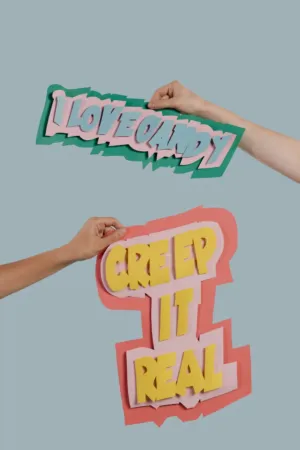 Colorful Typography Art