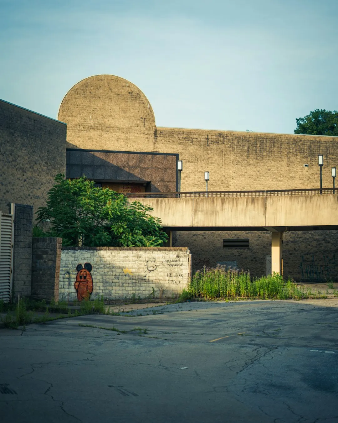 Abandoned Building With Graffiti