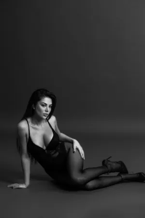 Sensual Black And White Portrait