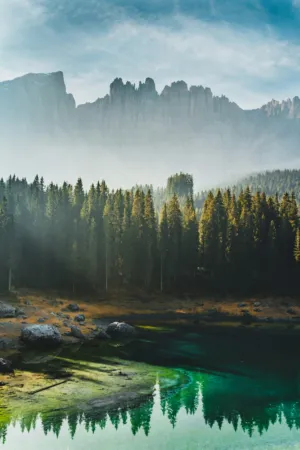 Mountain Lake Reflection