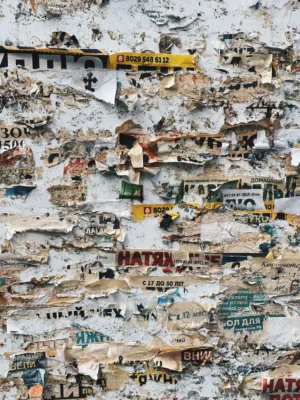 Torn Poster Wall