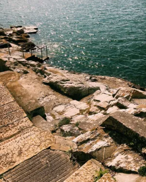 Rocks By The Water