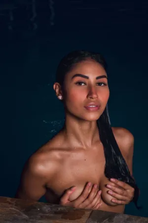 Nude Woman In Water