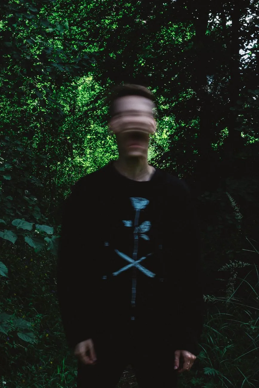 Blurred Figure In Nature