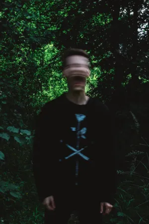 Blurred Figure In Nature