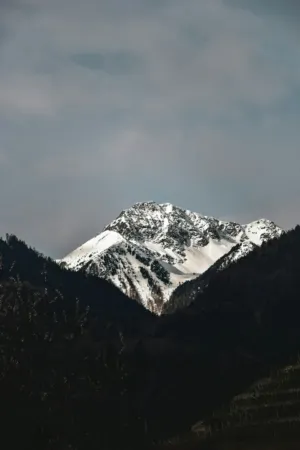 Snowy Mountain Peak