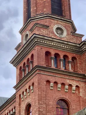 Red Brick Church Tower