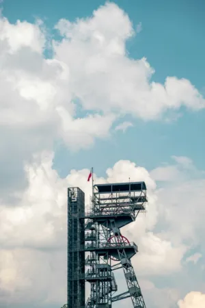 Industrial Structure Against Cloudy Sky