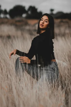 Woman In A Field
