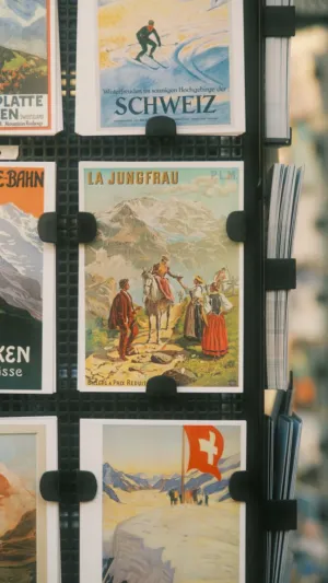 Swiss Alps Postcards