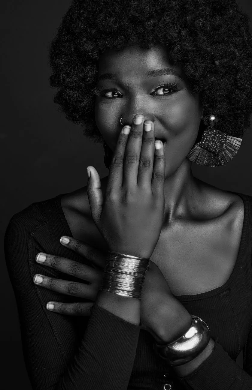 Black And White Portrait