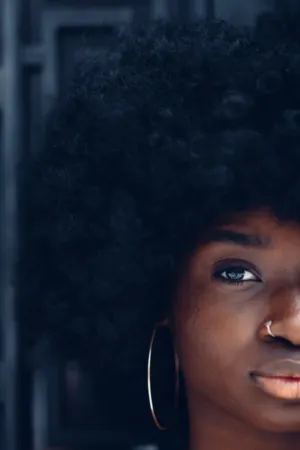 Black Woman With Afro