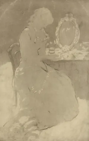 Seated Woman At A Vanity