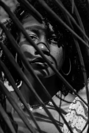 Black And White Portrait