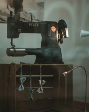 Vintage Sewing Machine Display