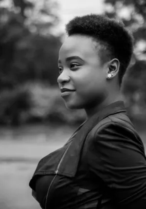 Black And White Portrait