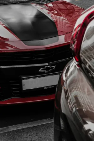Red Chevrolet Car