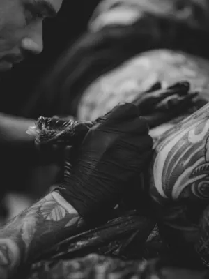 Tattoo Artist At Work