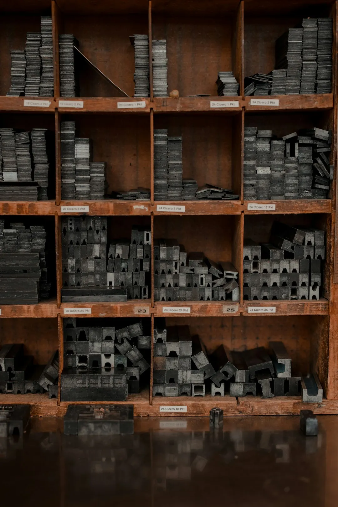 Vintage Typesetting Blocks