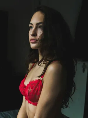 Red Lingerie Portrait