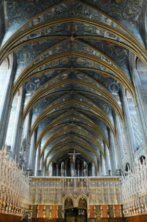 Stained Glass Cathedral Ceiling