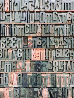 Vintage Letterpress Type