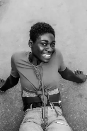 Black And White Portrait