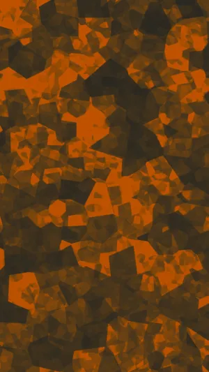 Abstract Orange And Black Pattern