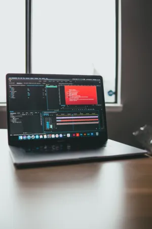 Laptop On Desk