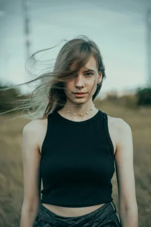 Windblown Hair