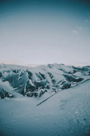Snowy Mountain Landscape