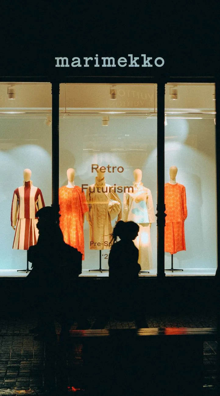 Marimekko Retro Futurism Window Display