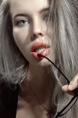 Gray-Haired Model