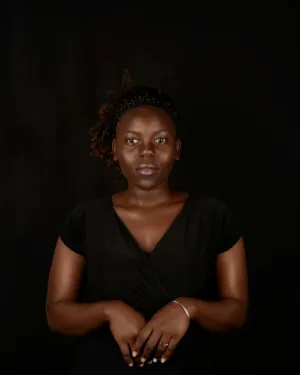 Black Background Portrait