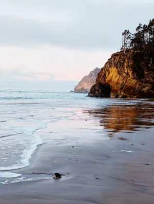 Beach At Sunset