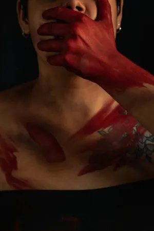 Red Painted Hand