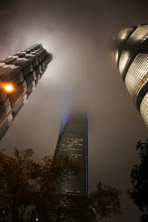 Skyscrapers In The Mist