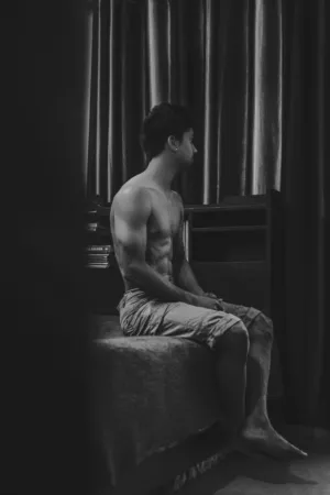 Muscular Man In Shorts