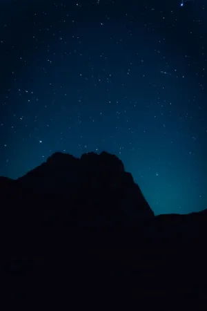 Mountain Night Sky