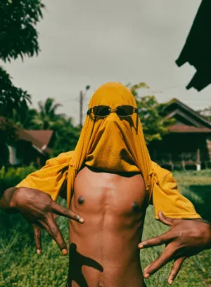 Yellow Shirt And Sunglasses