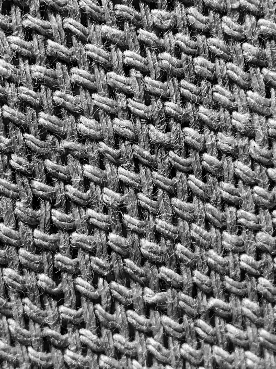 Knitted Fabric Close-Up