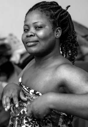 Black And White Portrait