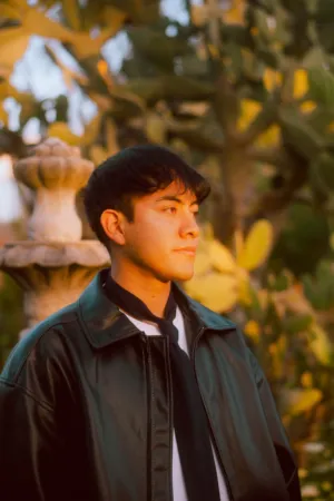 Young Man In Garden