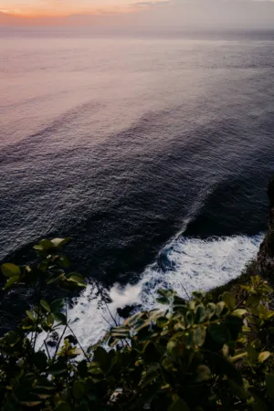 Sunset Over The Ocean