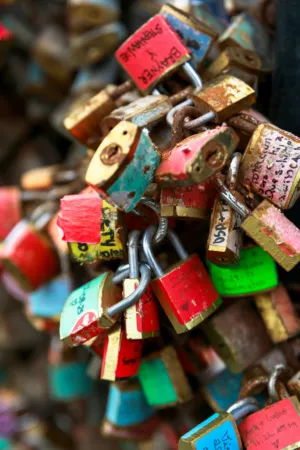 Colorful Love Locks