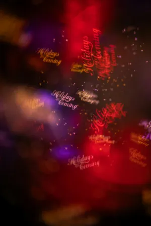 Holiday Text Overlay